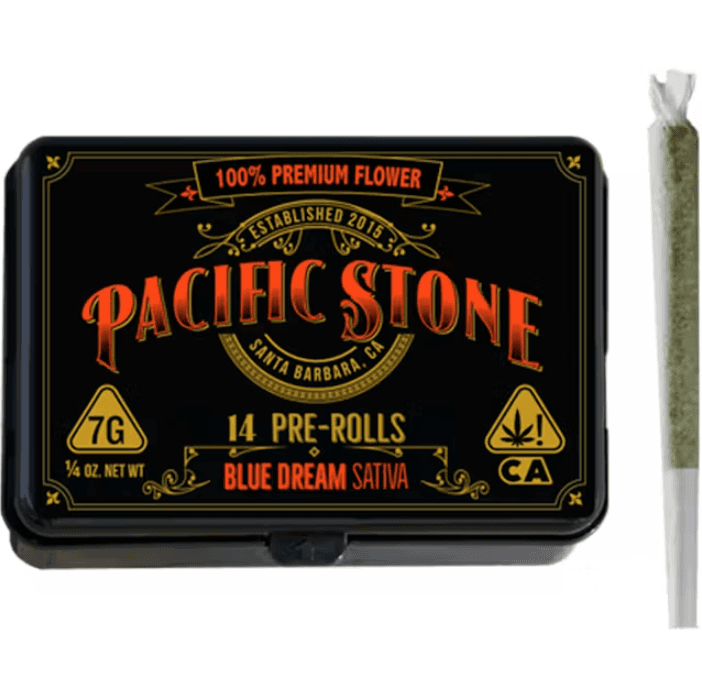 Pacific Stone Blue Dream 7 G 14 Pack 0 Prerolls