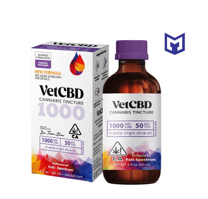 1000 Mg : 50 Mg  Cbd:Thc   Vet Cbd 60 Ml