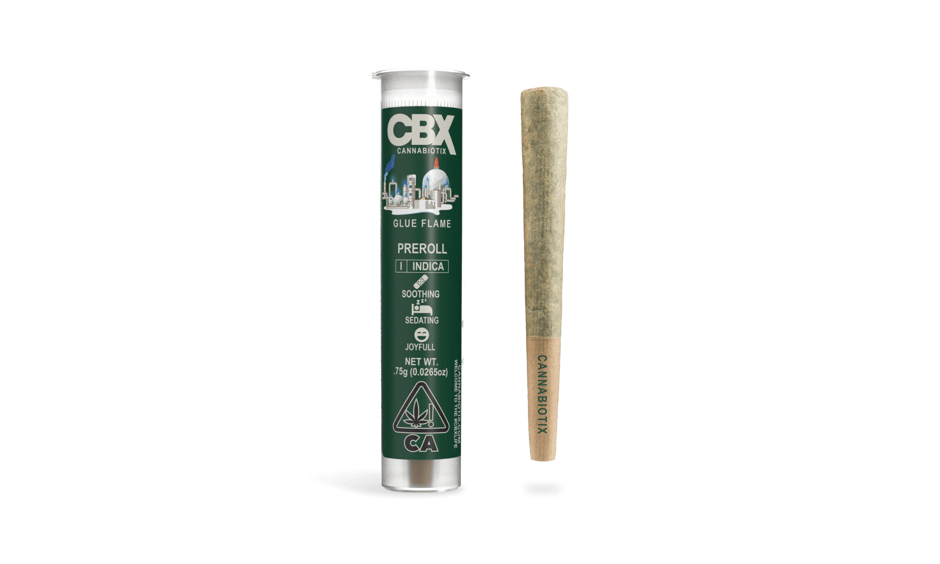 Cannabiotix   Glue Flame .75 G Pre Roll