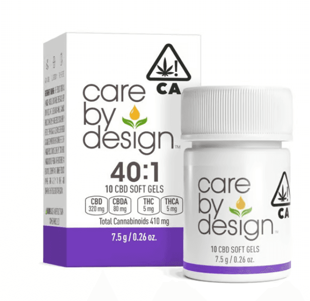 Care By Design 40:1 Full Spectrum Cbd Soft Gels