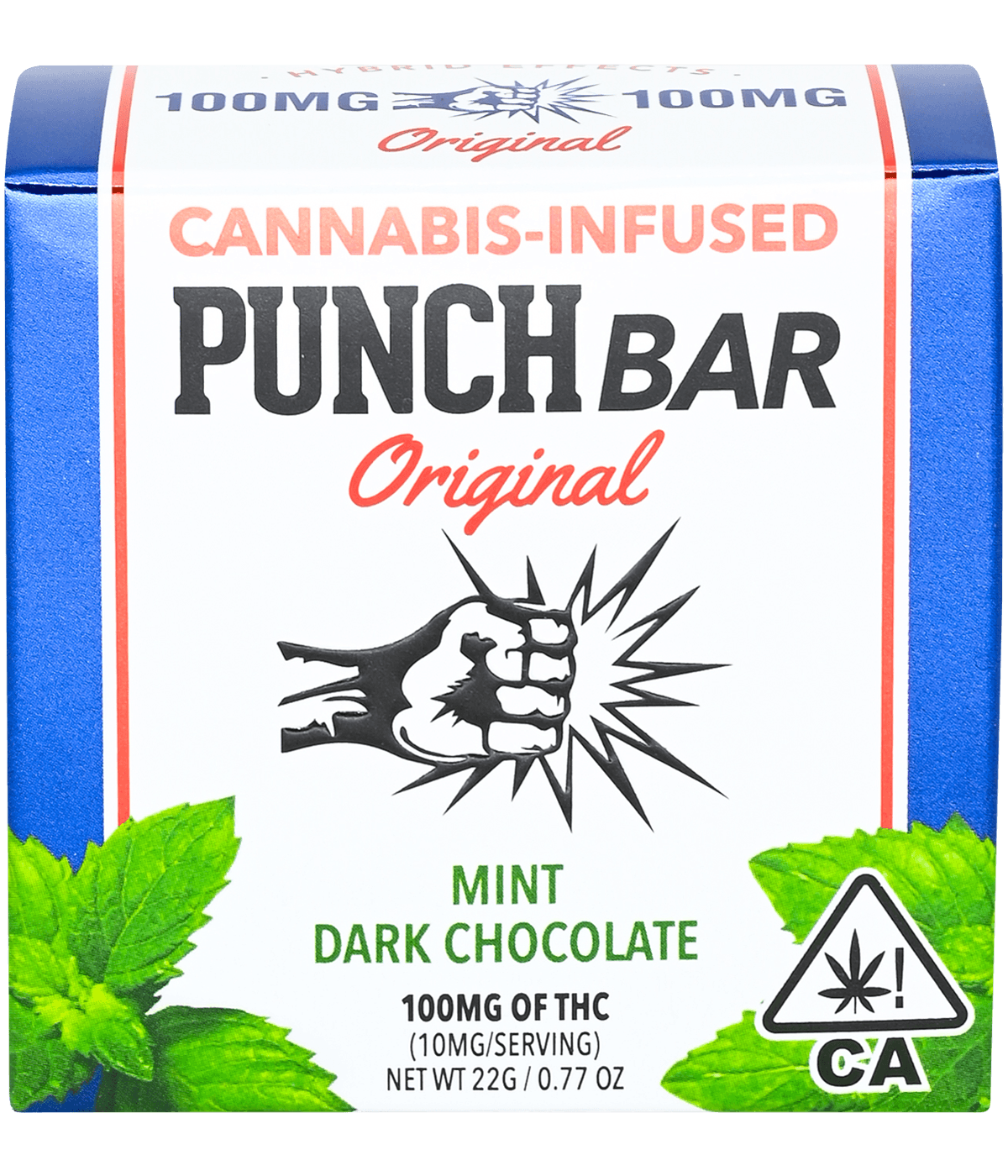 Punch  Mint Dark Chocolate Bar 100 Mg