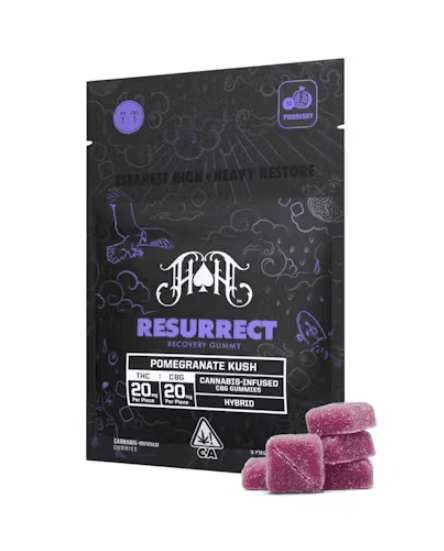 Heavy Hitters Pomegranate Kush "Resurrect" Thc:Cbg 1:1