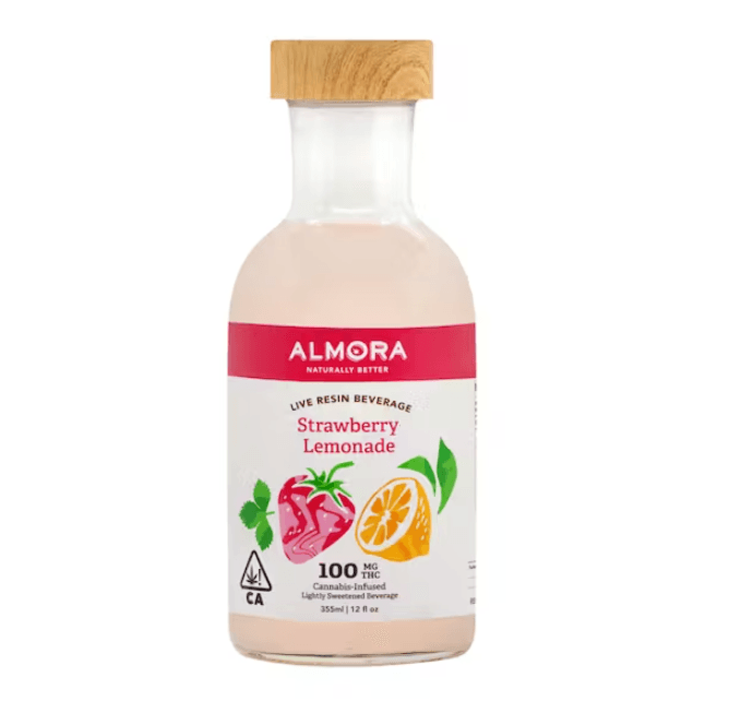 Almora Strawberry Lemonade Beverage 100 Mg