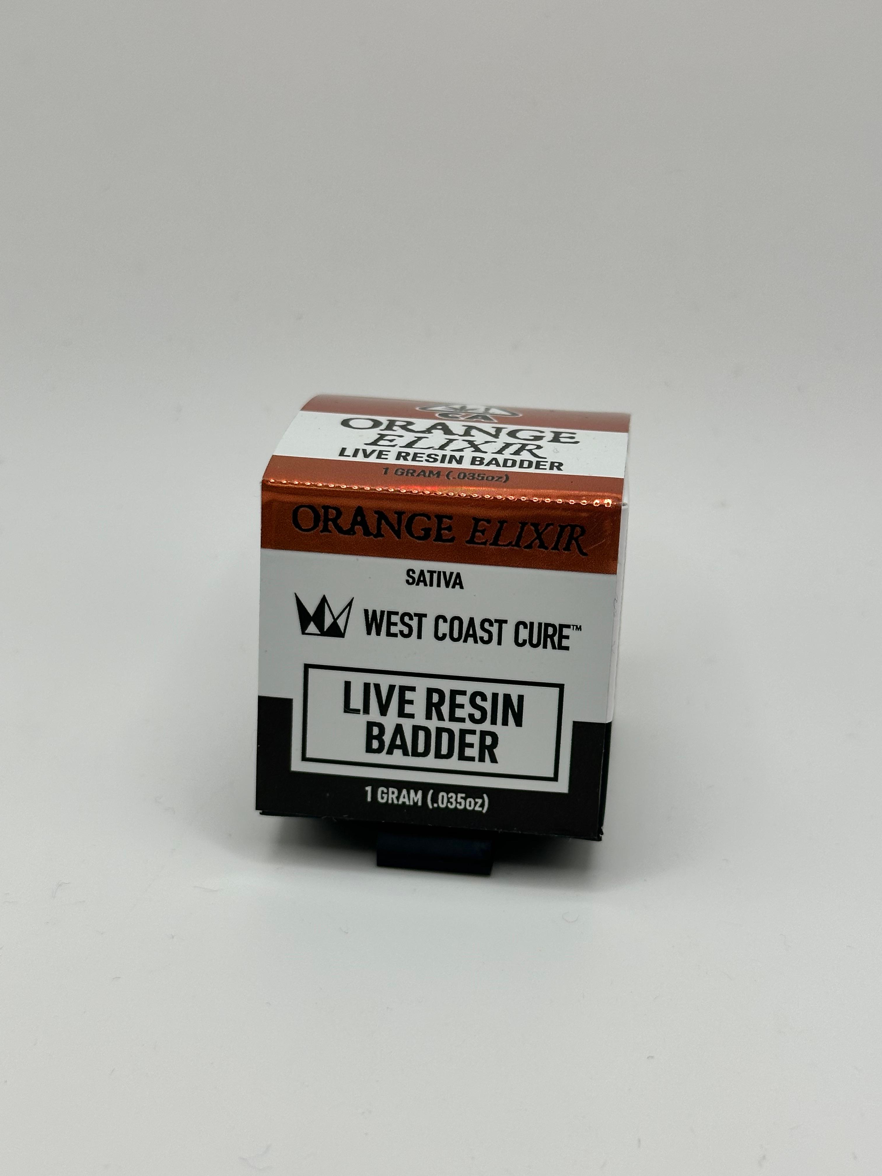 Orange Exlixir 1 G Live Resin Badder