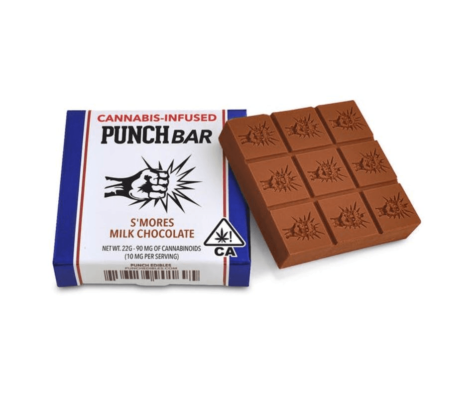 Punch  S'Mores Milk Chocolate Bar Solventless 100 Mg