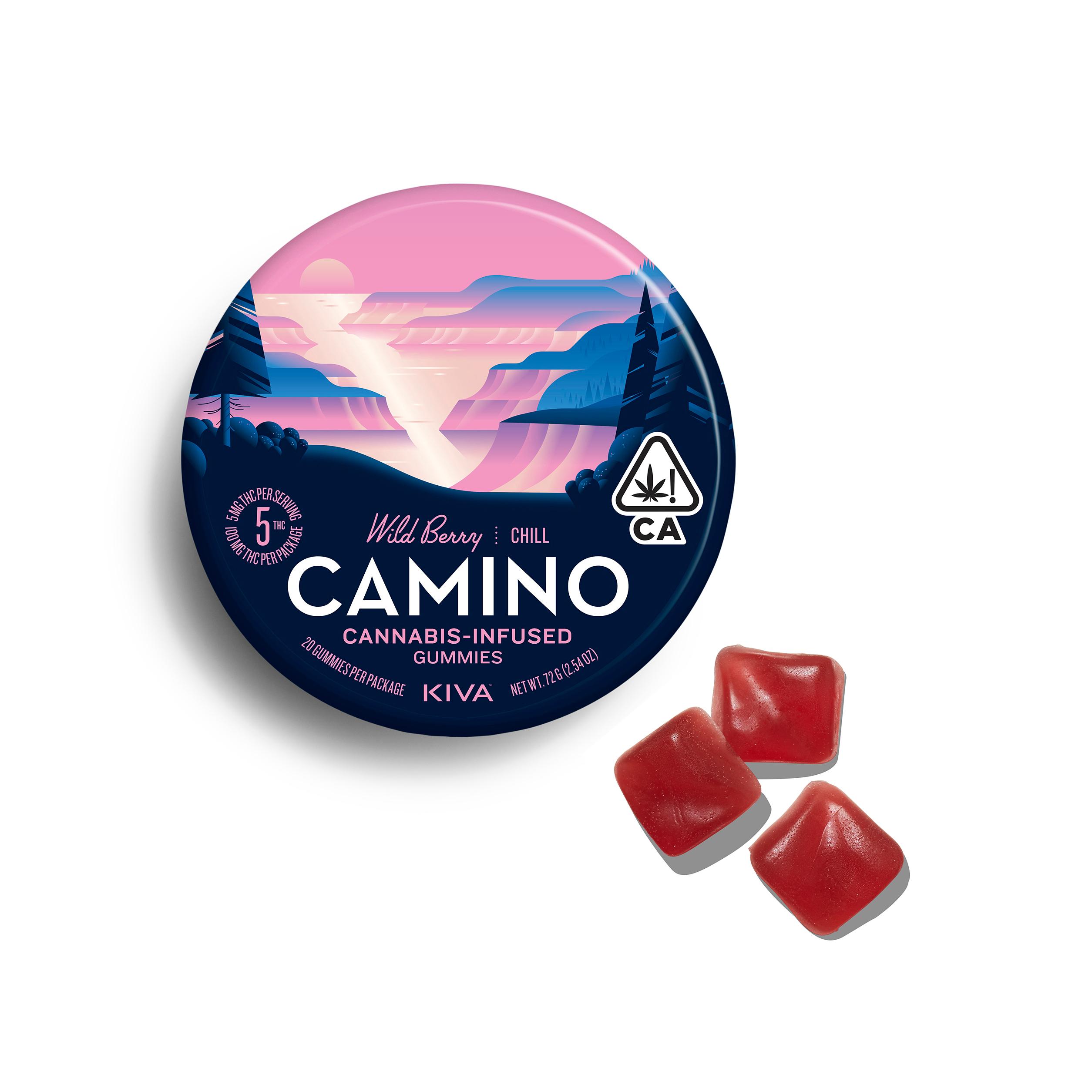 Kiva'S Caminio Wild Berry "Chill"  100 Mg