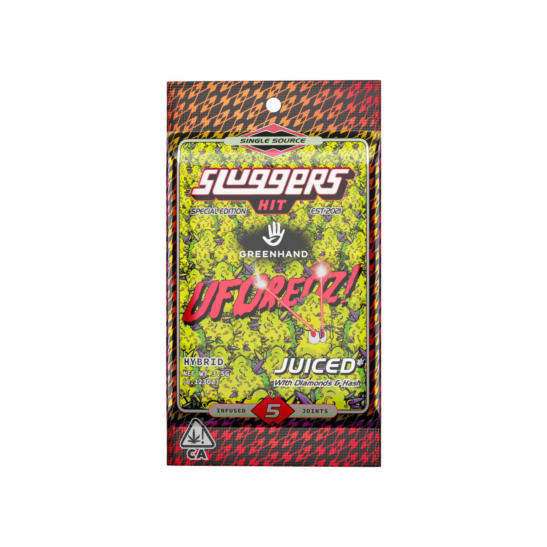 Sluggers X Greenhand Uforeoz Infused Preroll Multipack 5 Pk