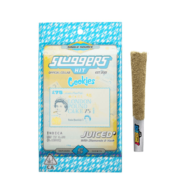 Sluggers X Cookies London Pound Cake Infused Preroll Multipack