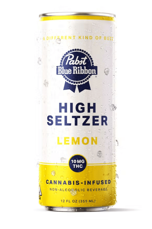 Pabst Blue Ribbon High Lemon 10 Mg Seltzer