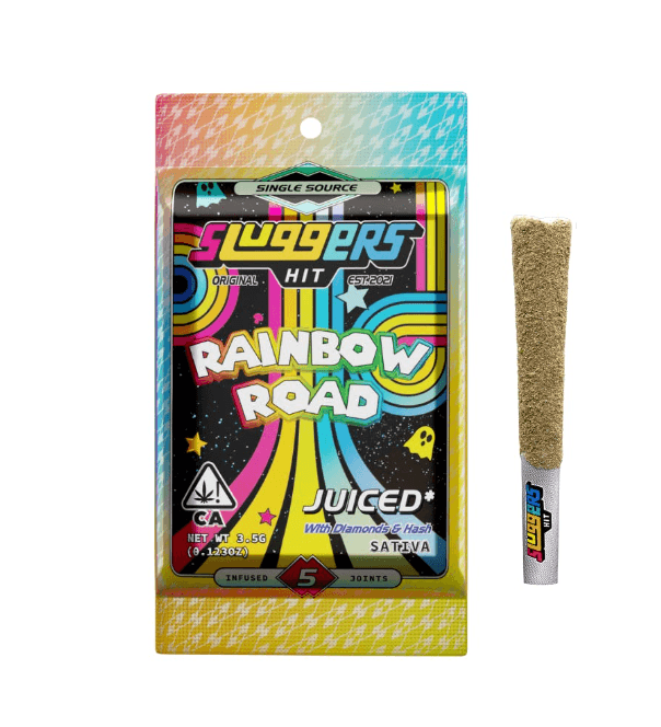 Sluggers Rainbow Road Infused Preroll Mulitpack