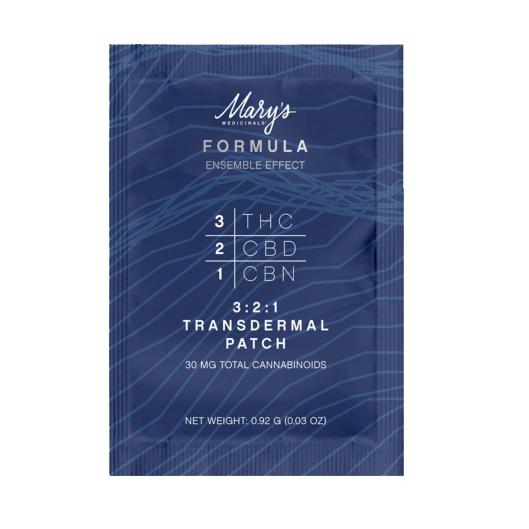 Mary'S Medicinal  The Formula  3:2:1 Thc:Cbd:Cbn Transdermal Patch