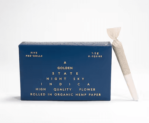 A Golden State Night Sky 0 X 5 Preroll Pack