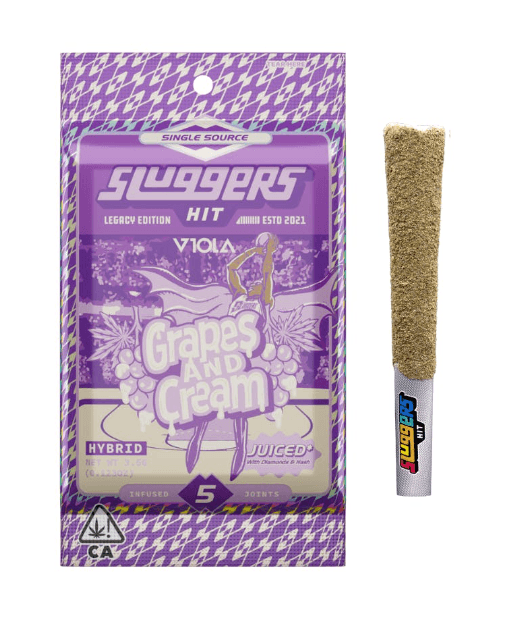 Sluggers X Viola Grapes And Cream Infused Preroll Multipack