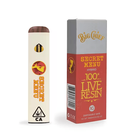 Big Chief Secret Menu Live Resin Disposable