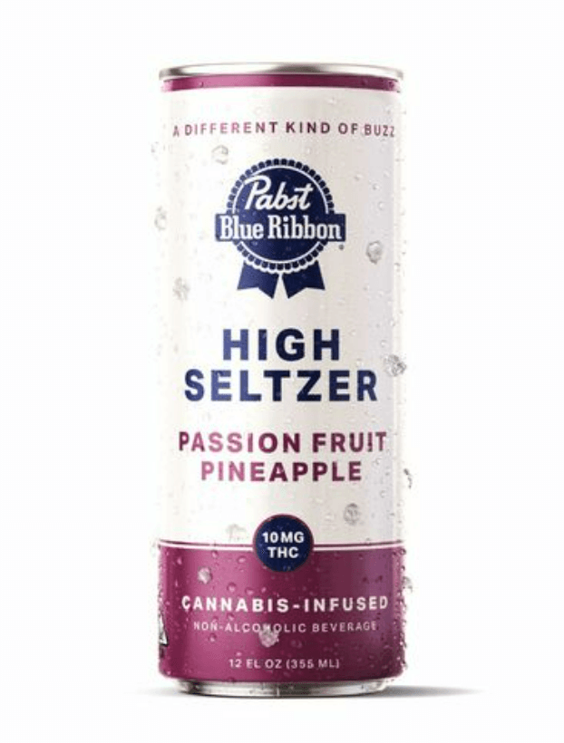 Pabst Blue Ribbon Passionfruit Pineapple Single 10 Mg Seltzer